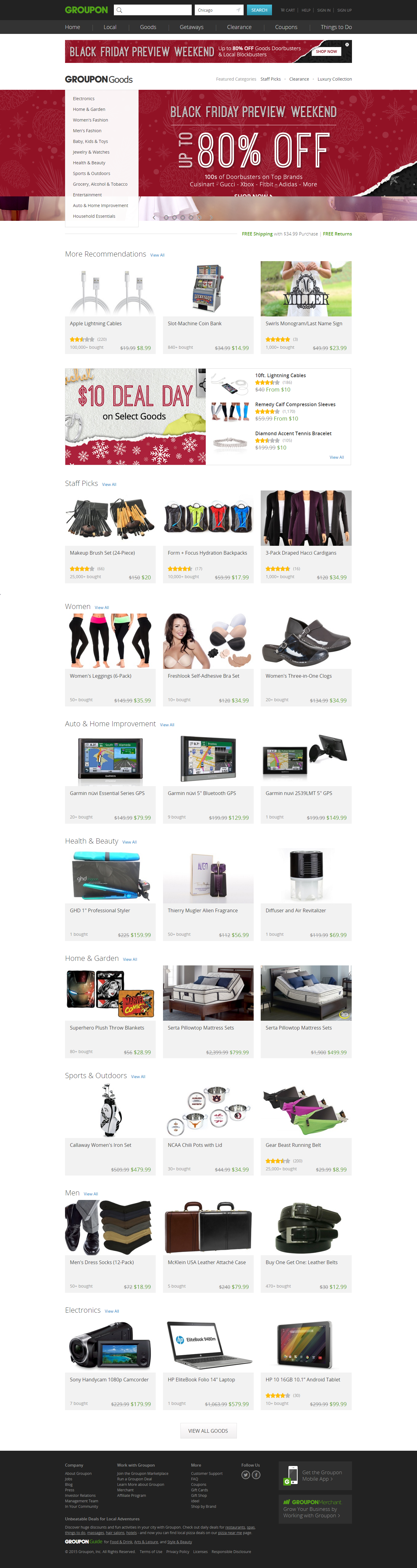 Groupon Goods (Web Automation)